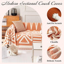 Orange Vintage Boho Couch Covers - Sofa Covers Bohemian - Gift
