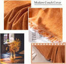 Simple Style Caramel Pumpkin Boho Couch Covers - Sofa Covers Bohemian - Gift