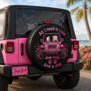 Pink Betty Boop Love Jeep Dog Car Spare Tire Cover