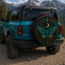 Mystic Moth Wicca Butterfly Custom Jeep Wheel Cover With Camera Hole