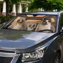 Australian Shepherd Family Dogs Custom Car Windshield Sunshades