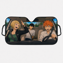 Saeko's Driving Haikyuu Custom Car Windshield Sunshades