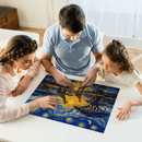 A Giraffe Starry Night Jigsaw Puzzle