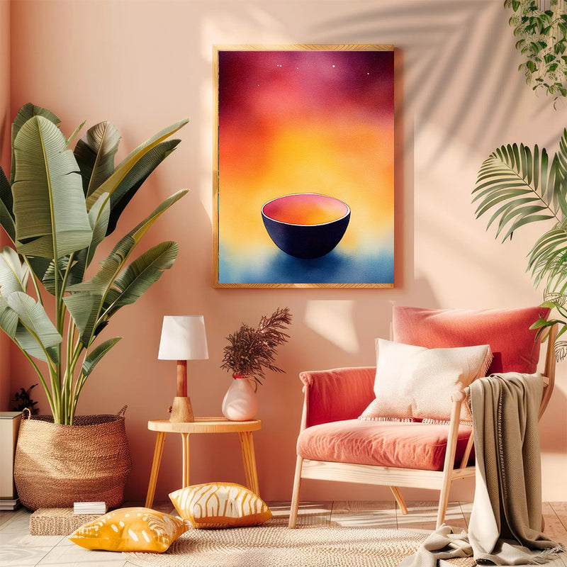 The Bowl of Eternal Light - Living Room - Canvas Wall Art - Print - Wall Decor