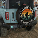 A Grandpa Like Me Is Hard To Find Bigfoot Car Spare Tire Cover
