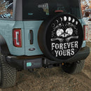 Forever Yours Skull Couple Jeep Car Spare Tire Cover