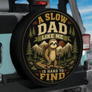Slow Dad Sloth Car Spare Tire Cover