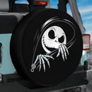 Jack Skellington Nightmare Before Christmas Unzipped Jeep Car Spare Tire Cover