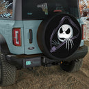 Jack Skellington Nightmare Before Christmas Purple Unzipped Jeep Car Spare Tire Cover
