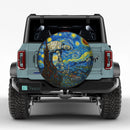 AT-AT Walker Starry Night Car Spare Tire Cover