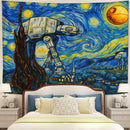 AT-AT Walker Starry Night Tapestry