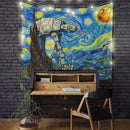 AT-AT Walker Starry Night Tapestry