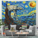 AT-AT Walker Starry Night Tapestry