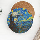 AT-AT Walker Starry Night Wood Decor Coaster - Gift Idea