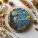 AT-AT Walker Starry Night Wood Decor Coaster - Gift Idea