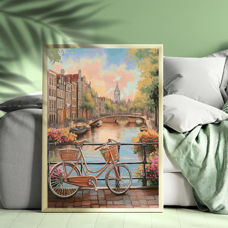 Amsterdams Landscape - Living Room - Canvas Wall Art - Print - Wall Decor