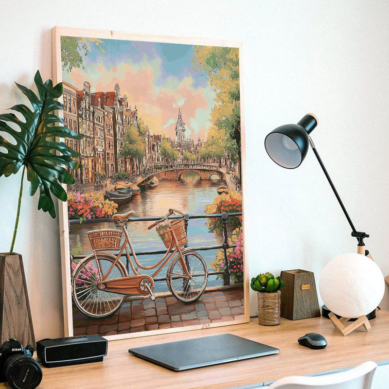 Amsterdams Landscape - Living Room - Canvas Wall Art - Print - Wall Decor