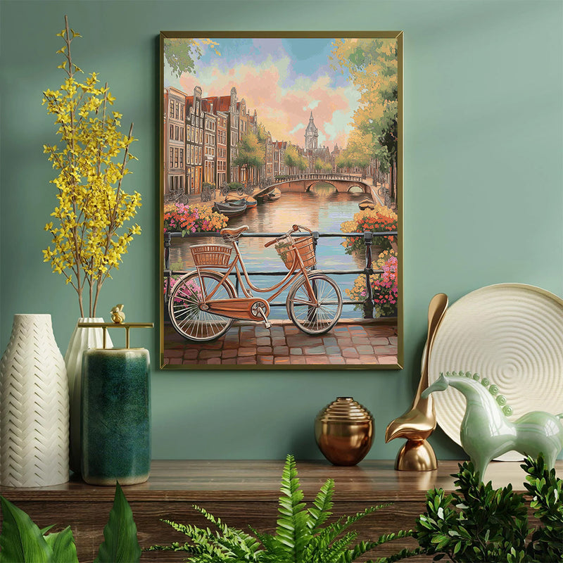 Amsterdams Landscape - Living Room - Canvas Wall Art - Print - Wall Decor