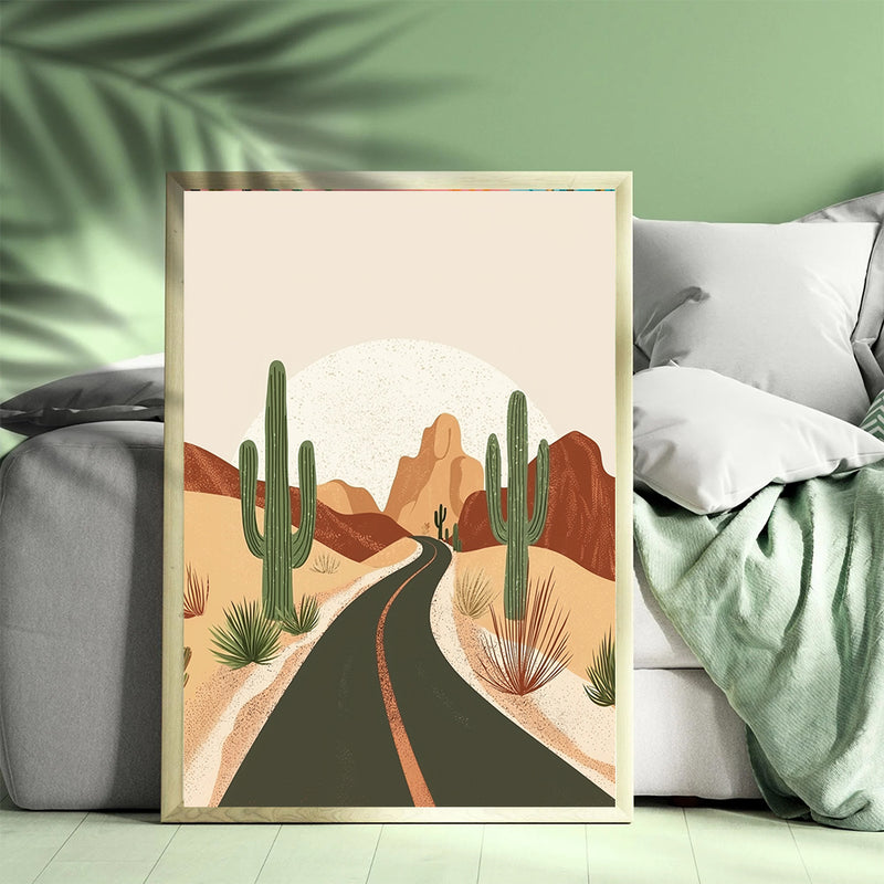 The Arizona Road - Living Room - Canvas Wall Art - Print - Wall Decor
