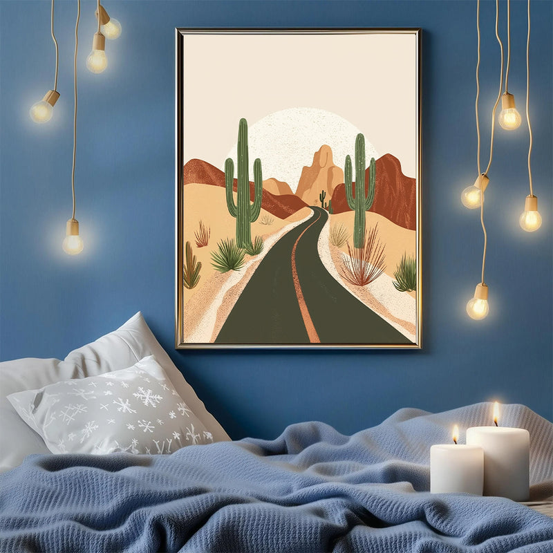 The Arizona Road - Living Room - Canvas Wall Art - Print - Wall Decor
