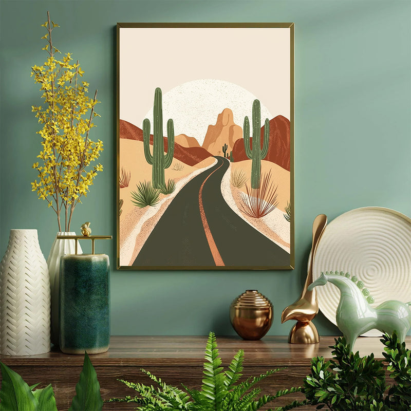 The Arizona Road - Living Room - Canvas Wall Art - Print - Wall Decor