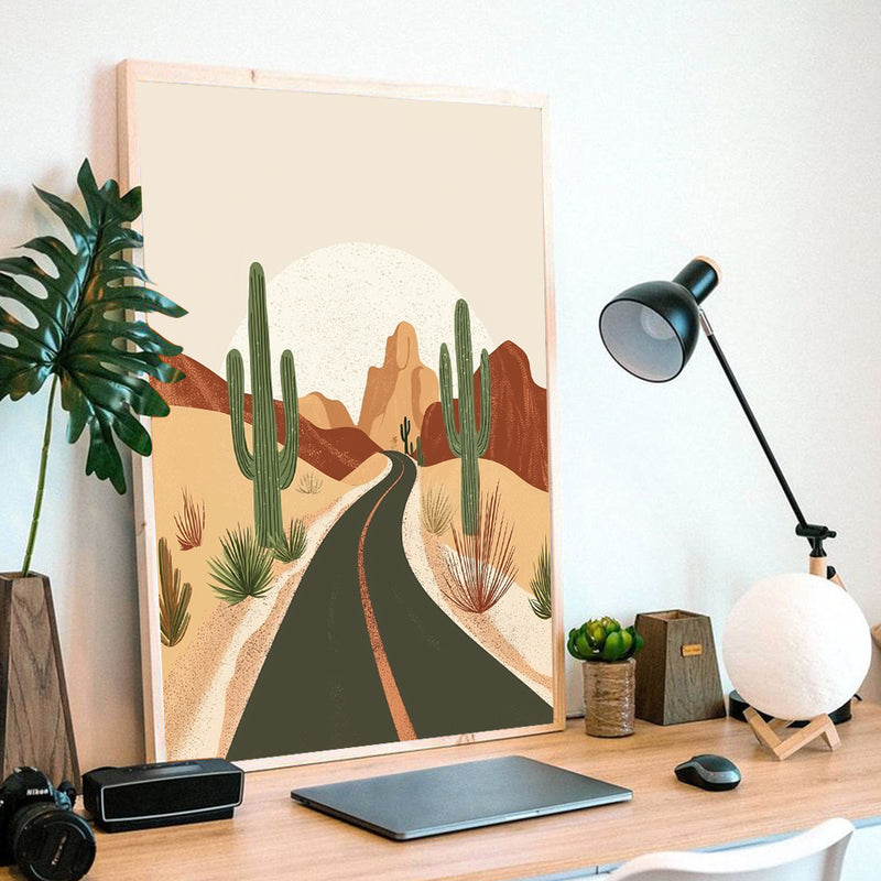 The Arizona Road - Living Room - Canvas Wall Art - Print - Wall Decor