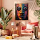 Abstract African Tribal Art - Living Room - Canvas Wall Art - Print - Wall Decor