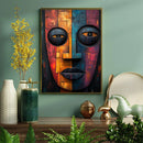 Abstract African Tribal Art - Living Room - Canvas Wall Art - Print - Wall Decor