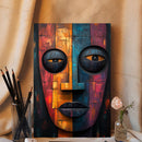 Abstract African Tribal Art - Living Room - Canvas Wall Art - Print - Wall Decor