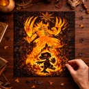 Agumon Wargreymon Digimon Rectangle Jigsaw Puzzle