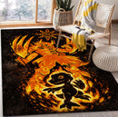 Agumon WarGreymon Digimon Rectangular Area Rug
