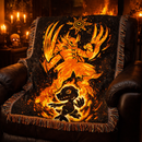 Agumon WarGreymon Digimon Woven Throw Blanket