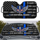 Air National Guard American Flag Custom Car Windshield Sunshades