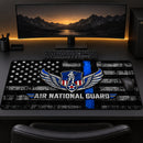 Air National Guard American Flag Desk Mat