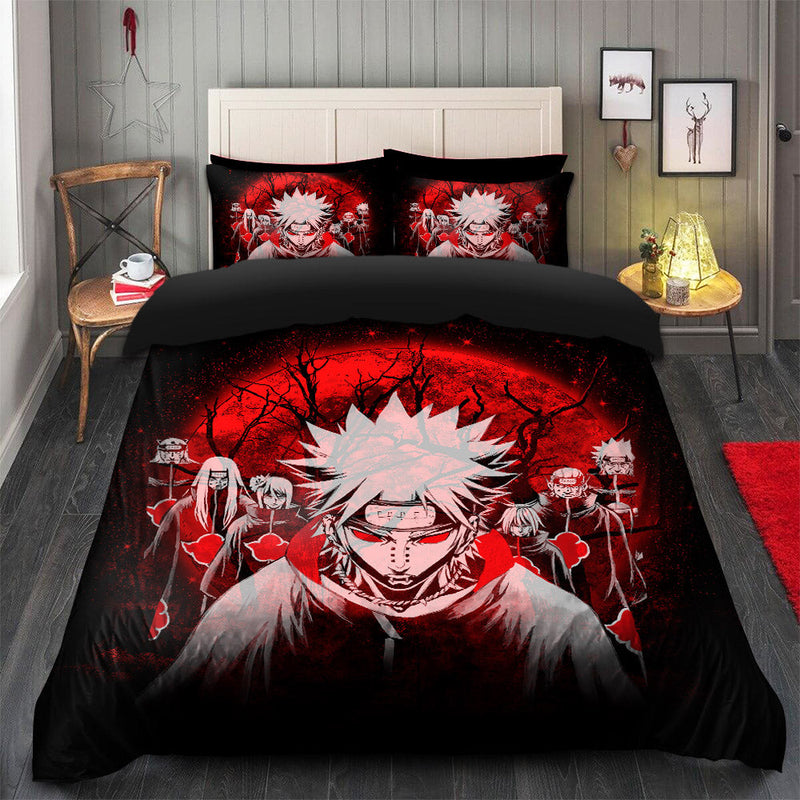 Akatsuki Moonlight Bedding Set Duvet Cover And 2 Pillowcases Nearkii