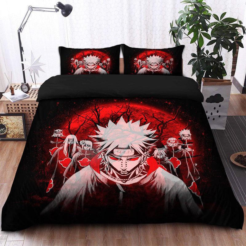 Akatsuki Moonlight Bedding Set Duvet Cover And 2 Pillowcases Nearkii