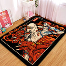 Akaza Demon Slayer Japan Rectangular Area Rug