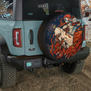 Akaza Demon Slayer Kimetsu no Yaiba Spare Tire Cover