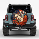 Akaza Demon Slayer Kimetsu no Yaiba Spare Tire Cover