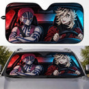 Akaza x Douma Demon Slayer Kimetsu no Yaiba Custom Car Windshield Sunshades