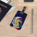 Aladin Couple Love You To The Moon Galaxy Luggage Tag