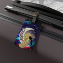 Aladin Couple Love You To The Moon Galaxy Luggage Tag