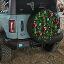Alien Bigfoot Pattern Car Spare Tire Cover