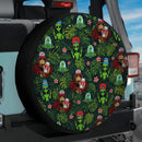 Alien Bigfoot Pattern Car Spare Tire Cover