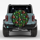 Alien Bigfoot Pattern Car Spare Tire Cover