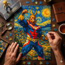 All Might My Hero Academia Starry Night Jigsaw Puzzle