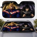 All Might x Eraser Head My Hero Academia Car Auto Sunshades