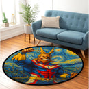 All Mighty Starry Night Carpet Round Rug