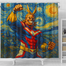 All Mighty Starry Night Shower Curtain