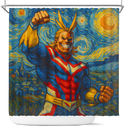 All Mighty Starry Night Shower Curtain